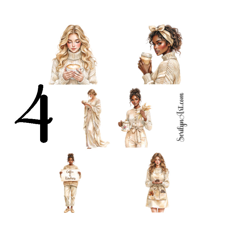 Coffee Time Sticker Sheet