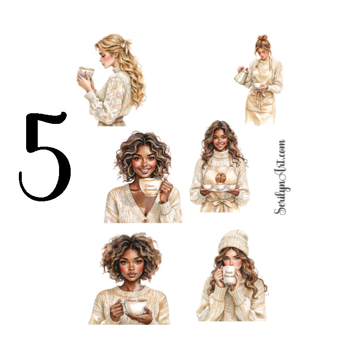 Coffee Time Sticker Sheet