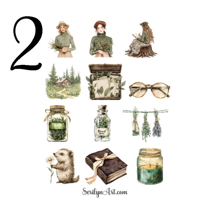 Cottage Memoirs Sticker Sheet