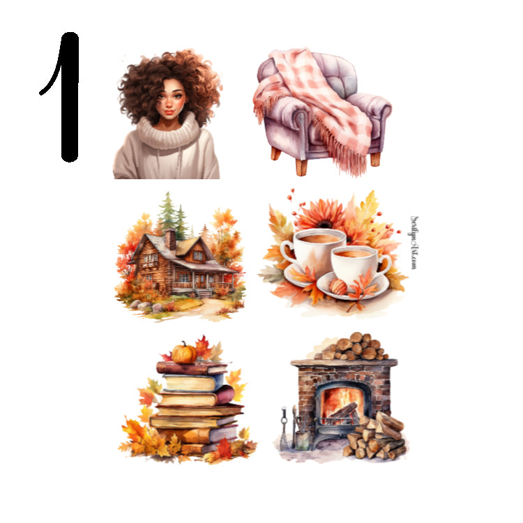 Cozy Autumn Sticker Sheet