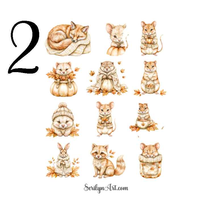 Cozy Autumn Sticker Sheet