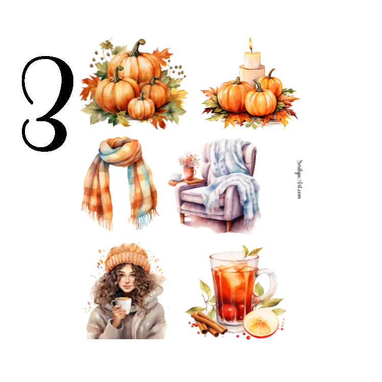Cozy Autumn Sticker Sheet