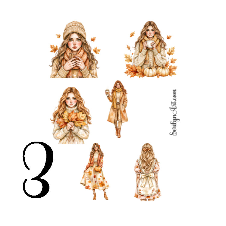 Cozy Autumn Sticker Sheet