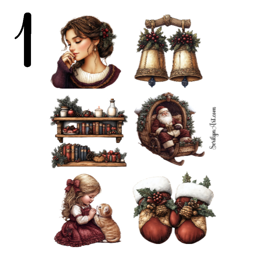 Cozy Christmas Sticker Sheet