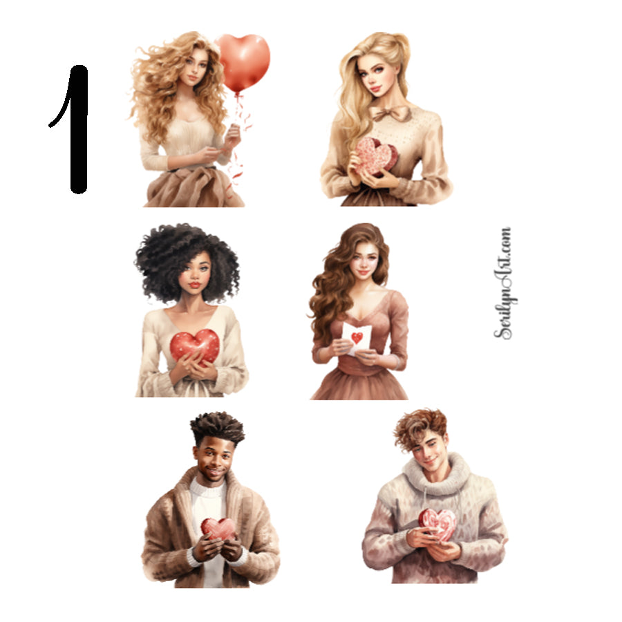 Cozy Valentine Sticker Sheet