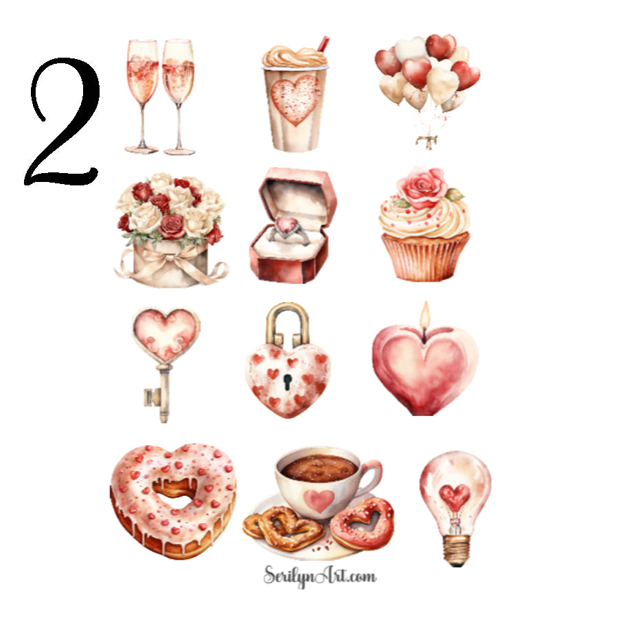 Cozy Valentine Sticker Sheet