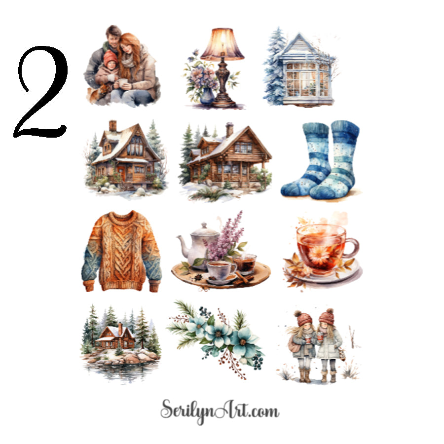 Cozy Winter Sticker Sheet