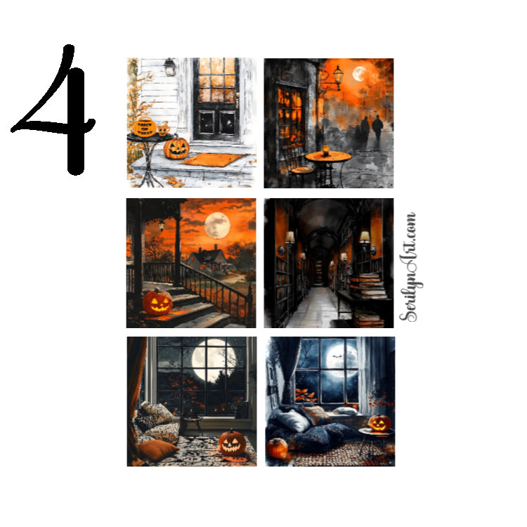 Cozy and Spooky Sticker Sheet