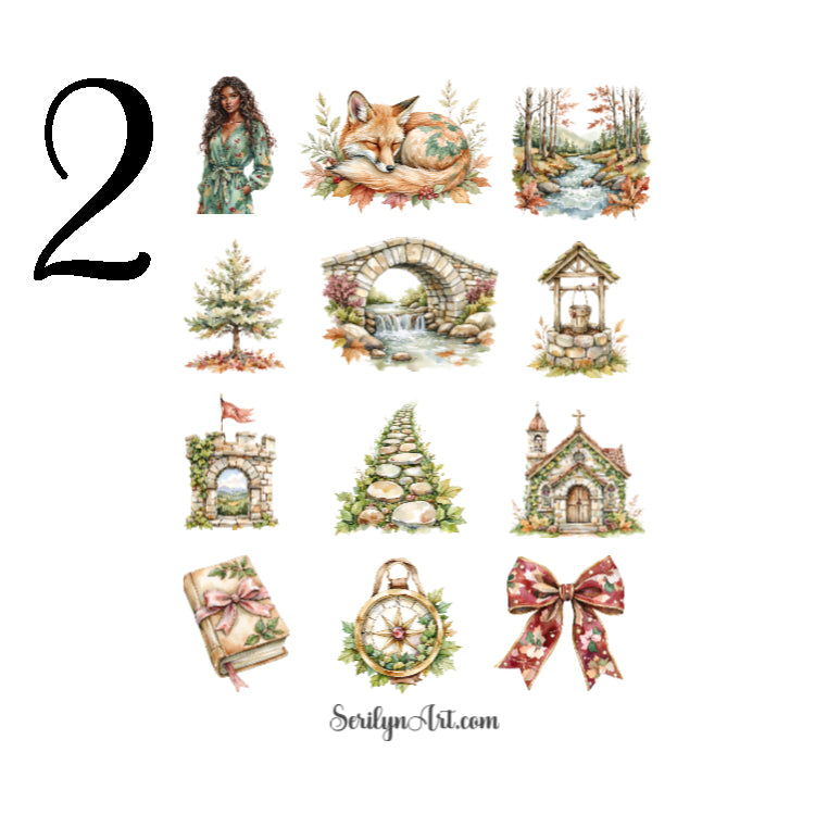 Crimson Canopy Sticker Sheet