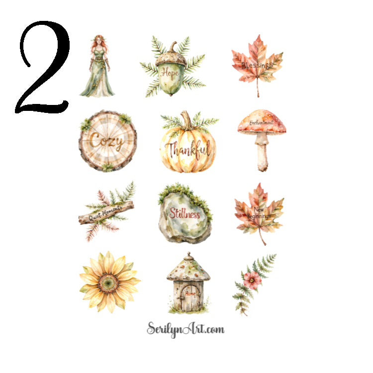 Crimson Fern Hollow Sticker Sheet