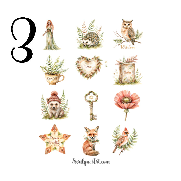 Crimson Fern Hollow Sticker Sheet