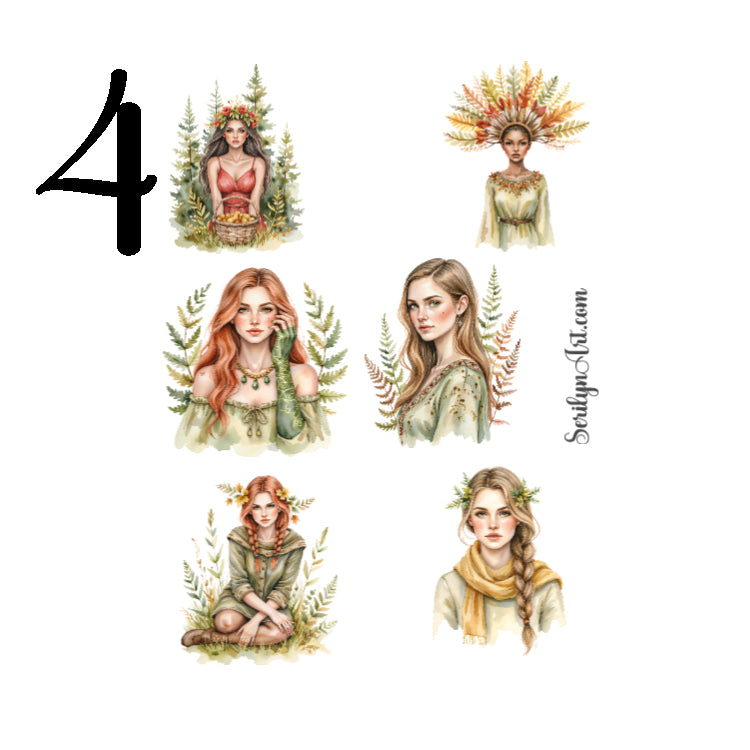 Crimson Fern Hollow Sticker Sheet