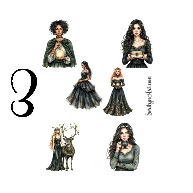 Cursed Forest Sticker Sheet