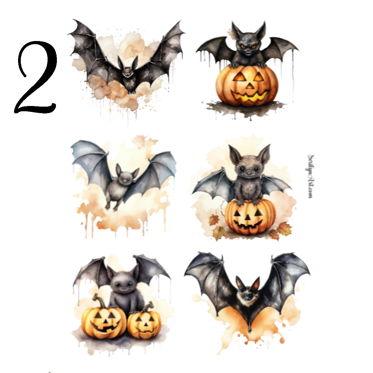 Cute Bats Sticker Sheet