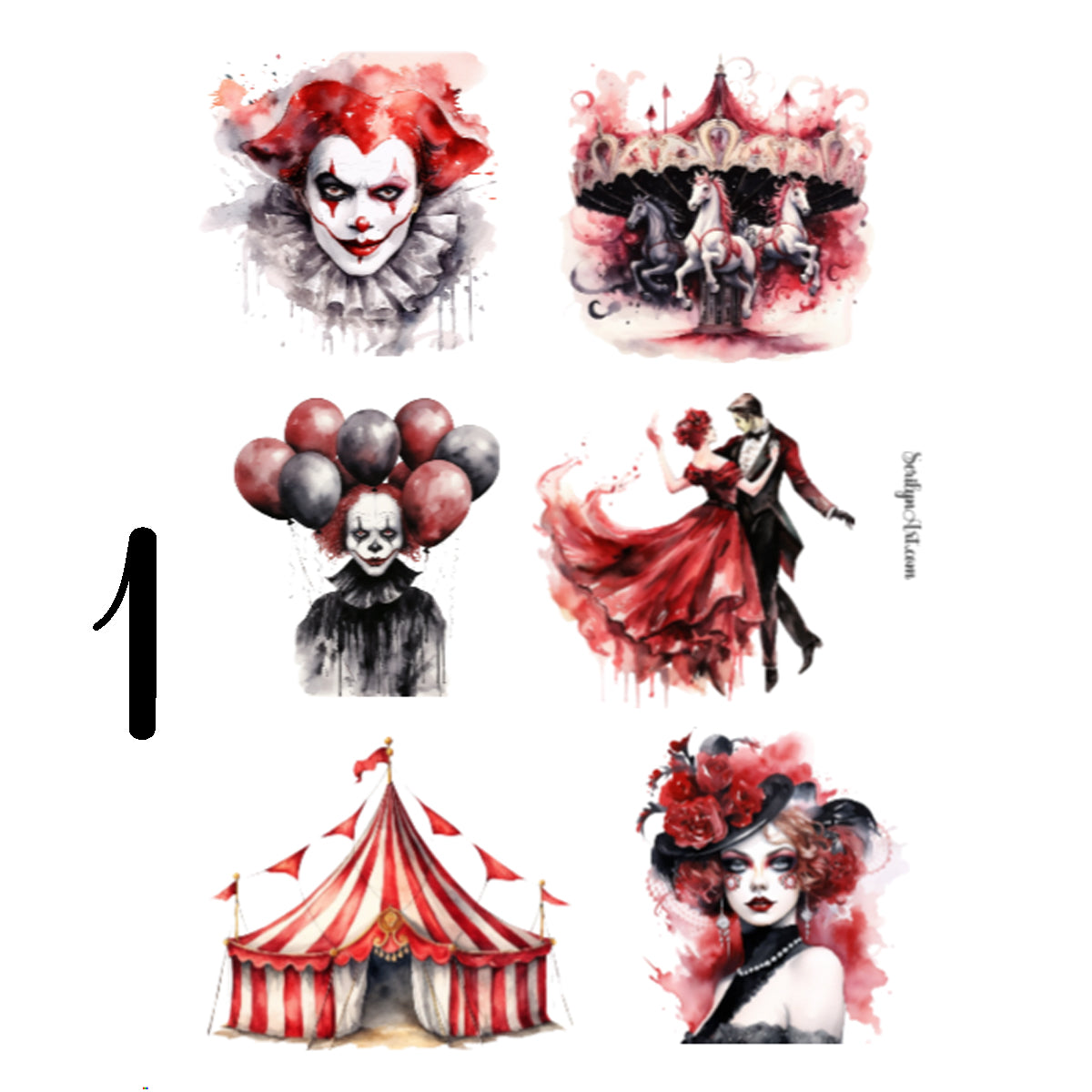 Dark Carnival Sticker Sheet
