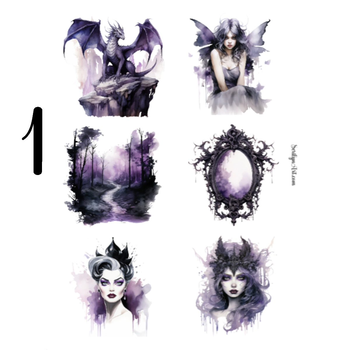 Dark Fairytale Sticker Sheet