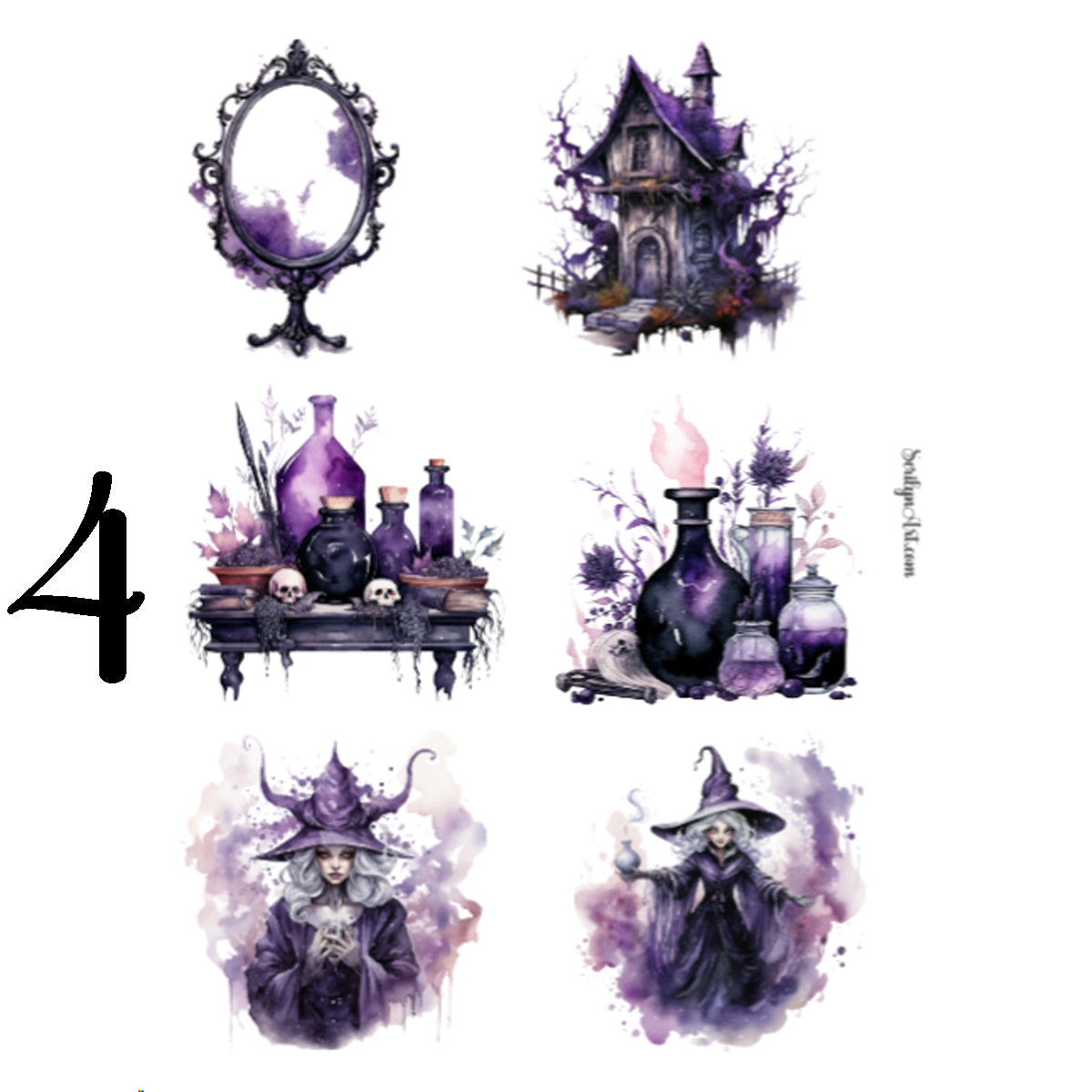 Dark Fairytale Sticker Sheet