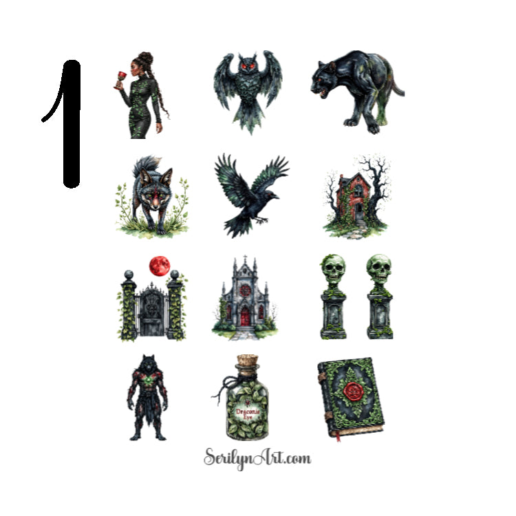 Dark Forest Sticker Sheet