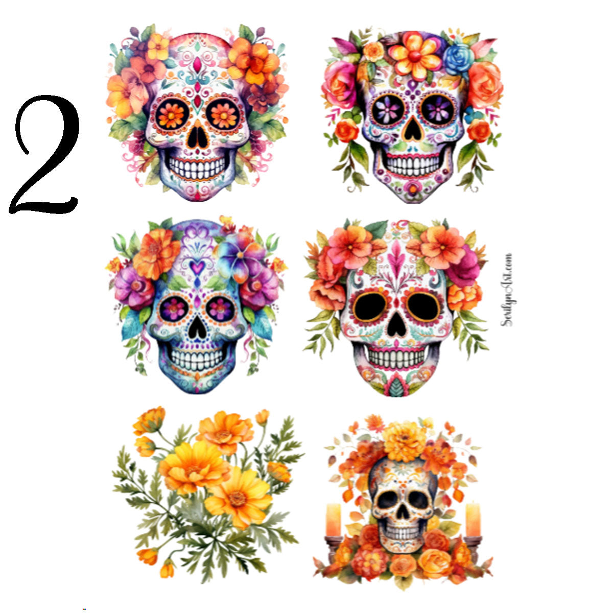 Day of the Dead Sticker Sheet