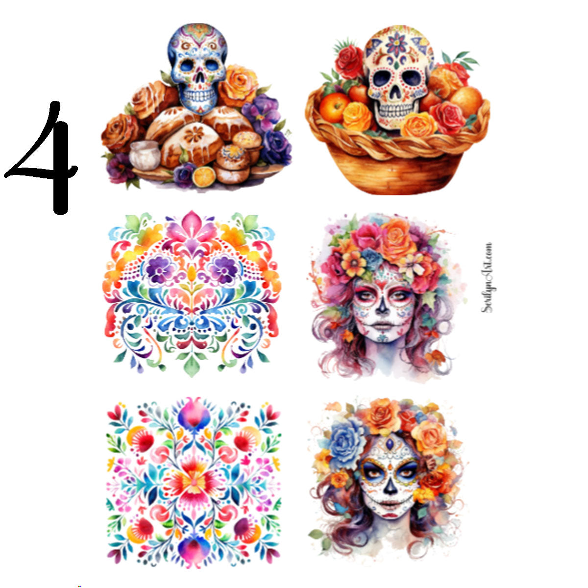 Day of the Dead Sticker Sheet