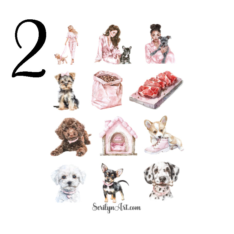 Dog Mom Sticker Sheet