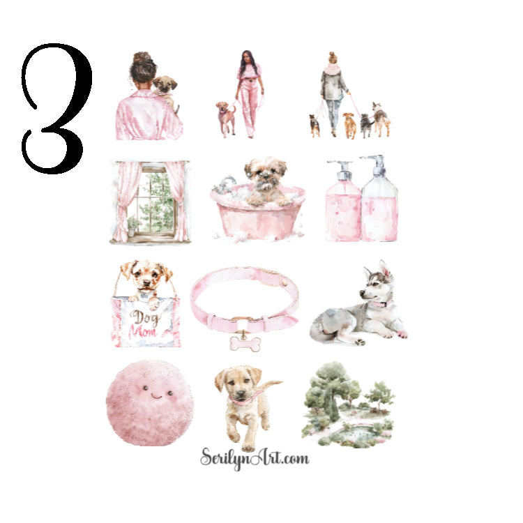 Dog Mom Sticker Sheet