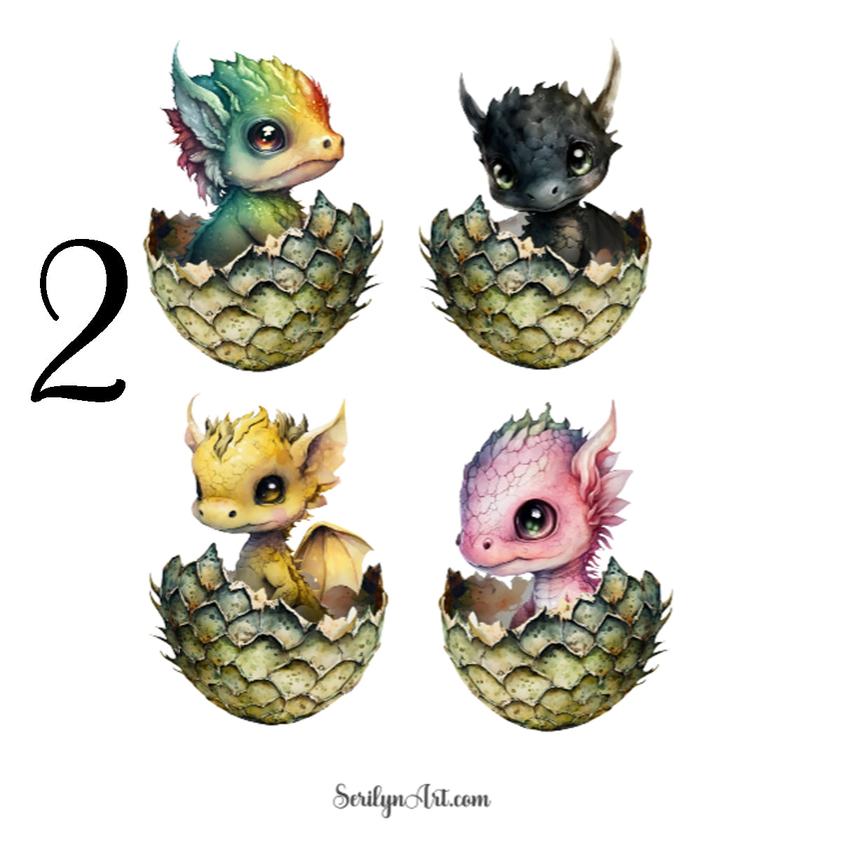 Dragon Eggs Sticker Sheet