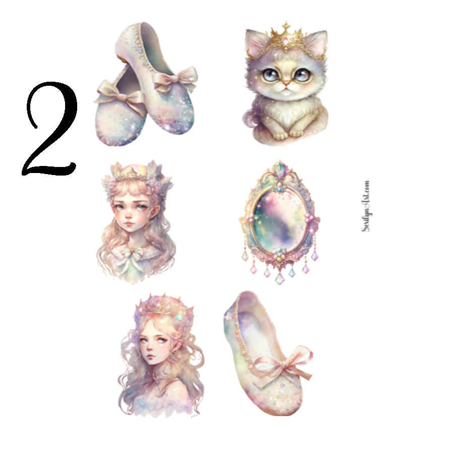 Dreamy Princess Sticker Sheet