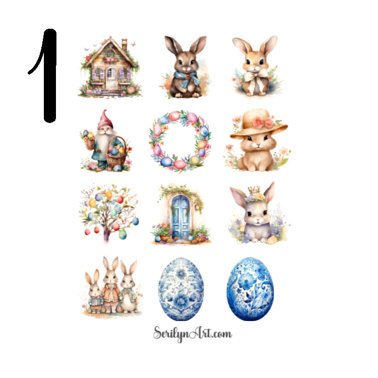 Easter Sticker Sheet