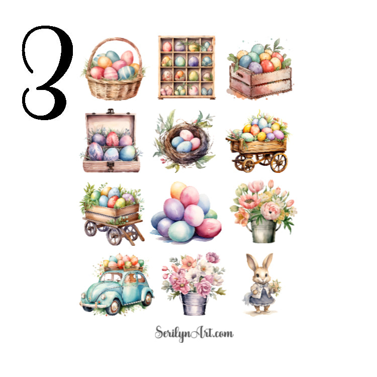 Easter Sticker Sheet