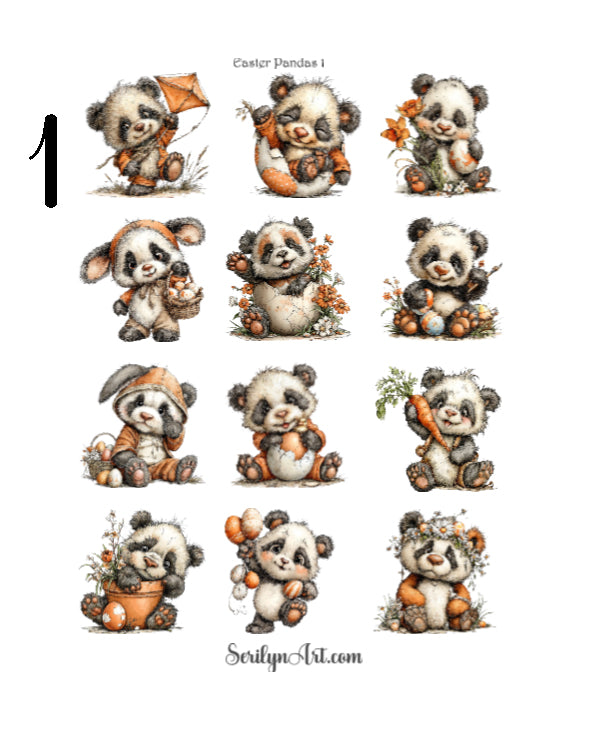 Easter Pandas
