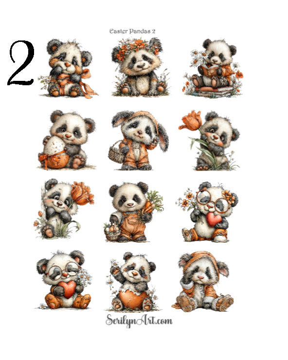 Easter Pandas