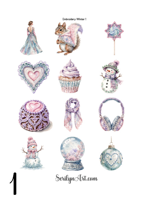 Embroidery Winter