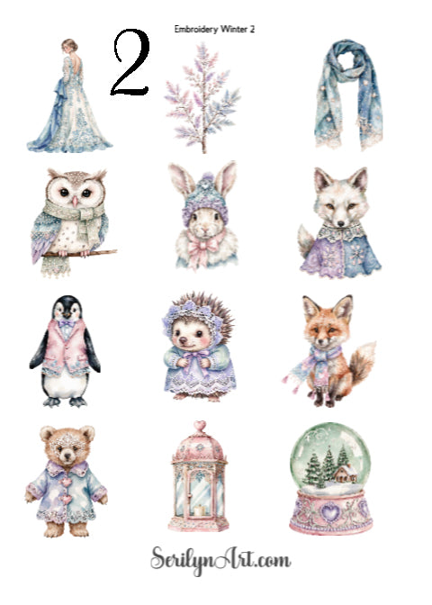 Embroidery Winter