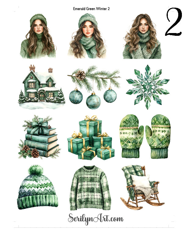 Emerald Green Winter