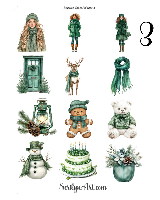 Emerald Green Winter