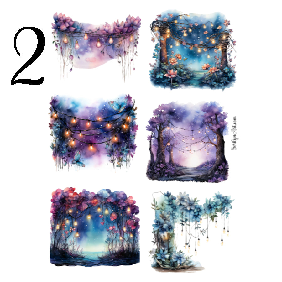 Enchanted Fairy Lights Sticker Sheet