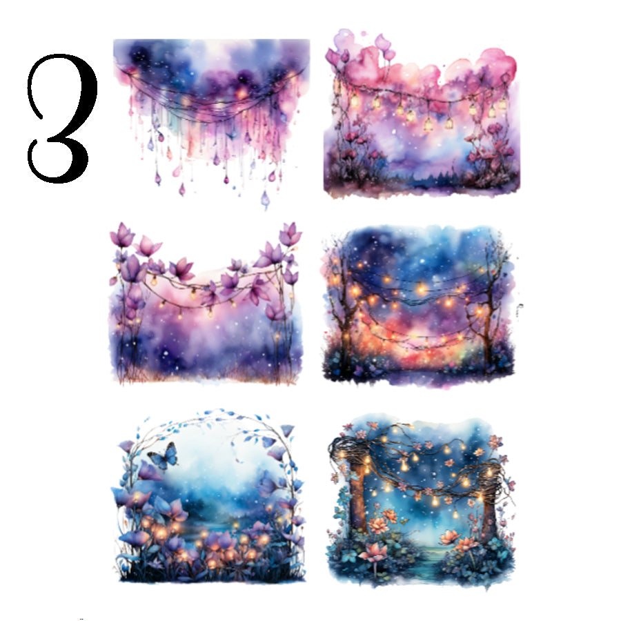 Enchanted Fairy Lights Sticker Sheet
