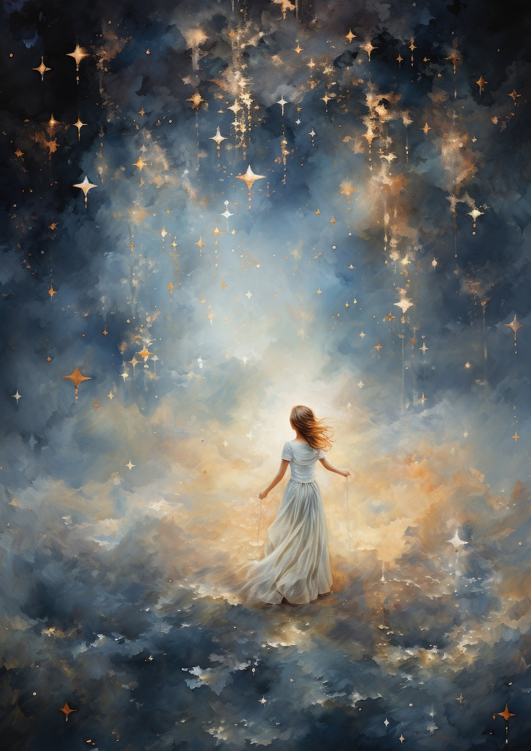 Enchanted Stars Blue Dashboards