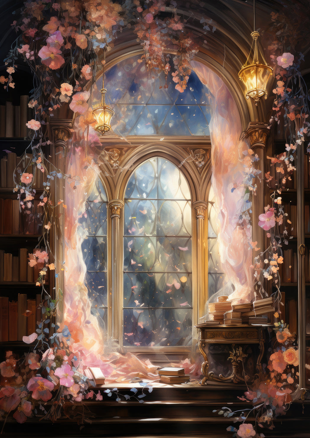 Enchanted Stars Pink Dashboards