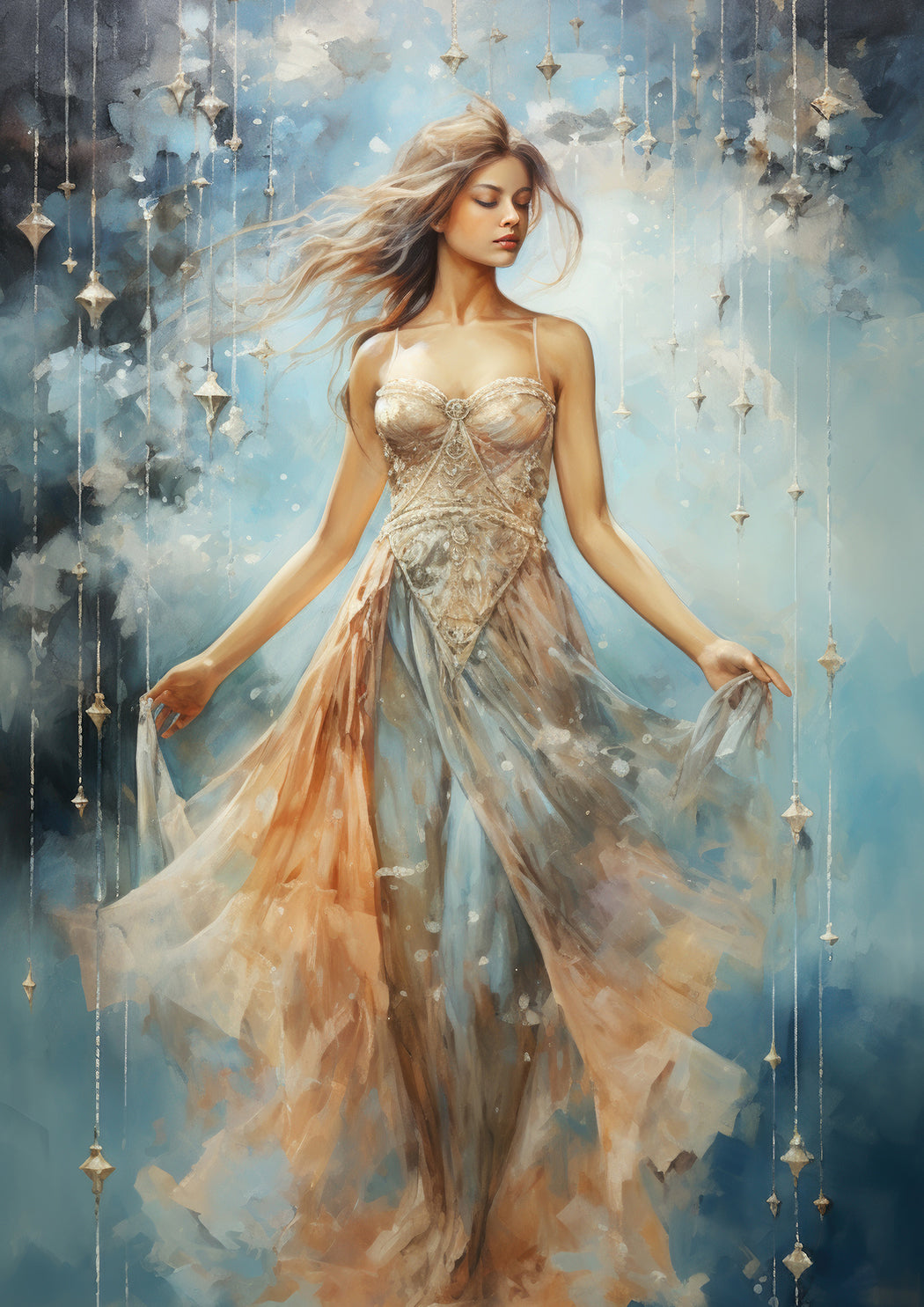 Enchanted Stars Blue Dashboards