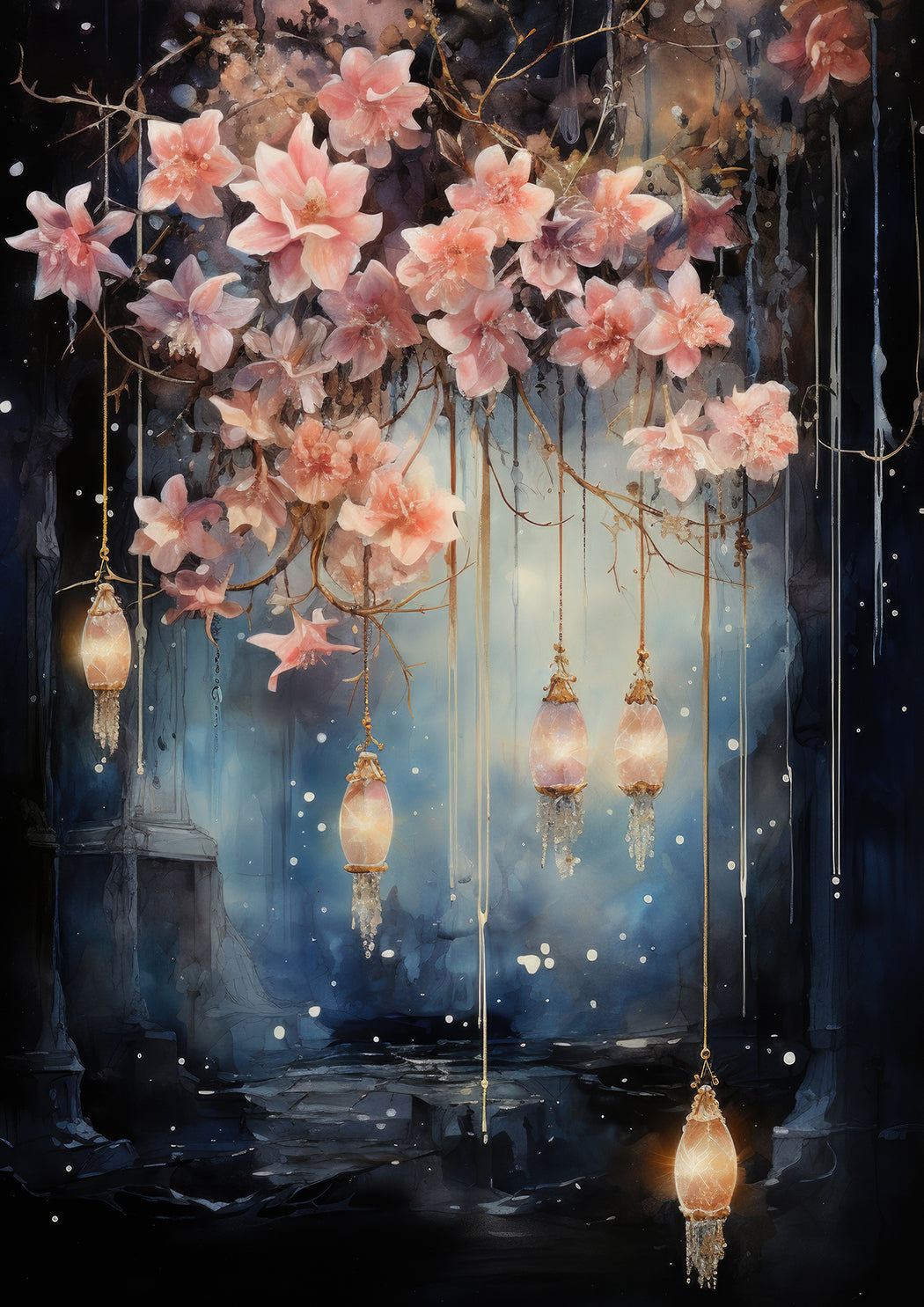 Enchanted Stars Pink Dashboards