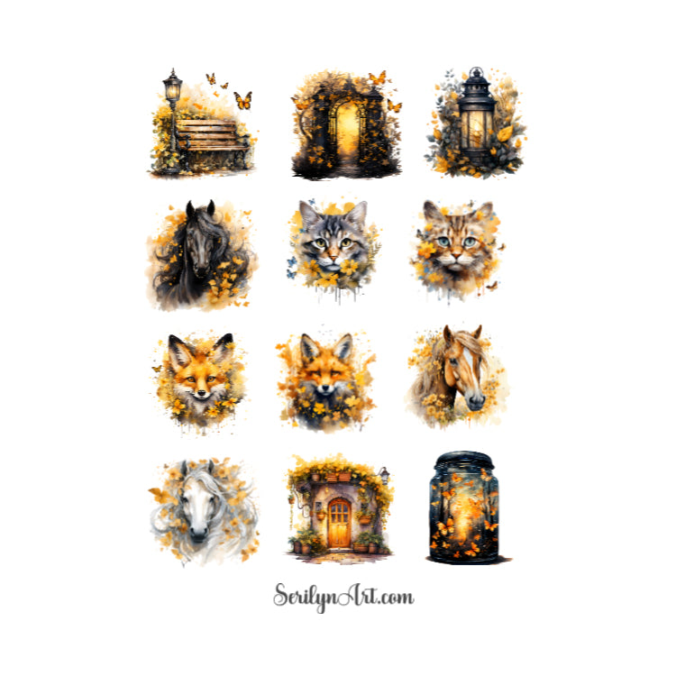 Enchanted Woods Sticker Sheet