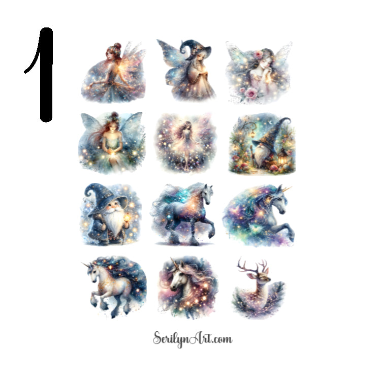 Enchanted World Sticker Sheet