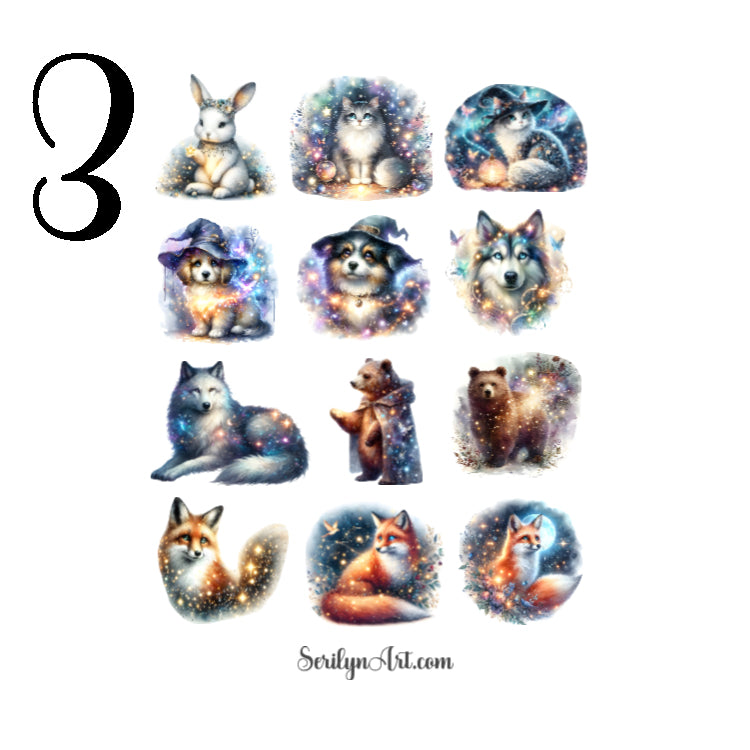 Enchanted World Sticker Sheet