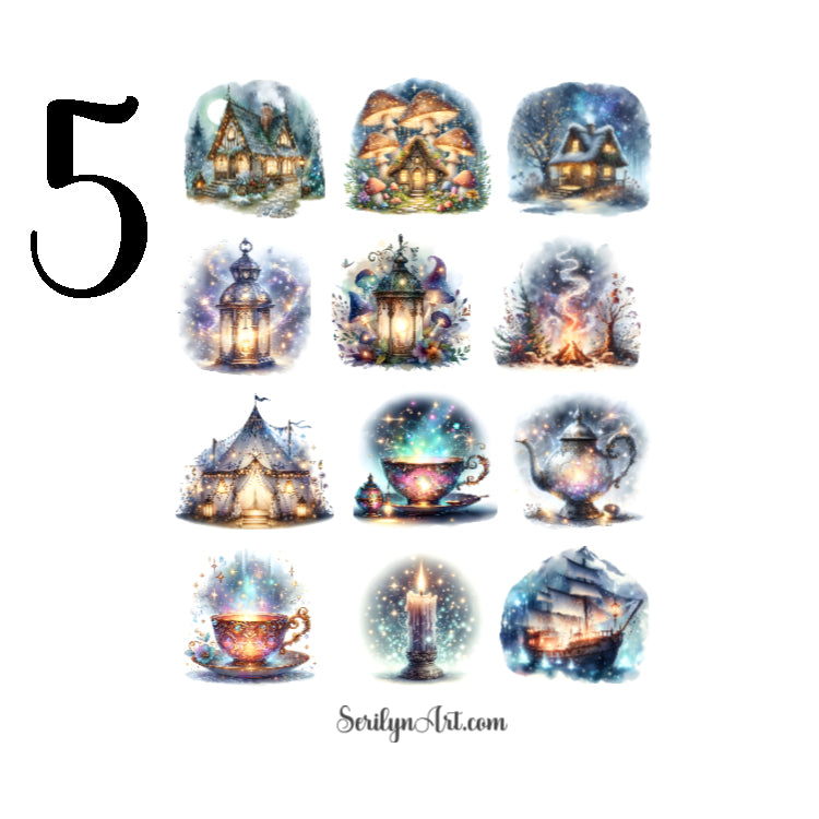 Enchanted World Sticker Sheet