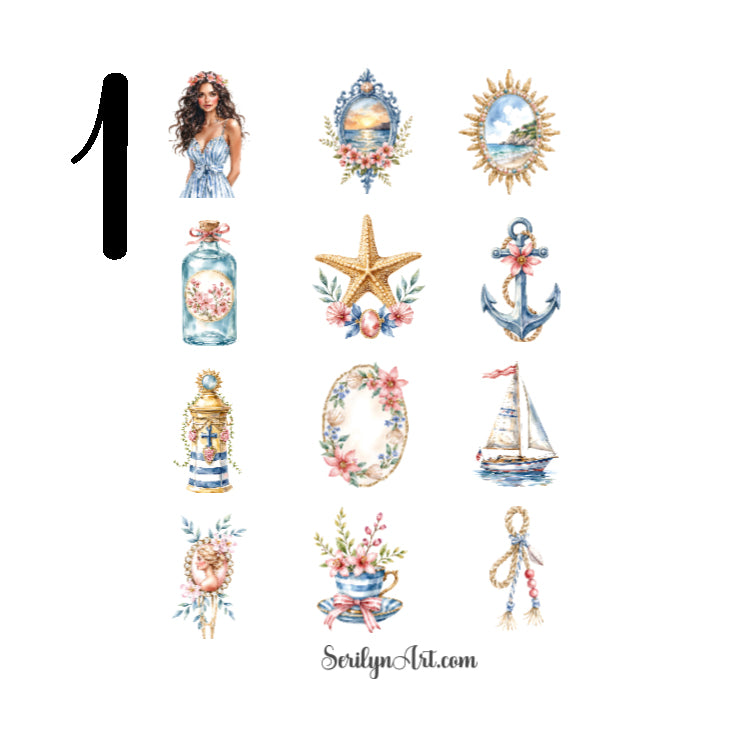 Etoile De Cote Sticker Sheet