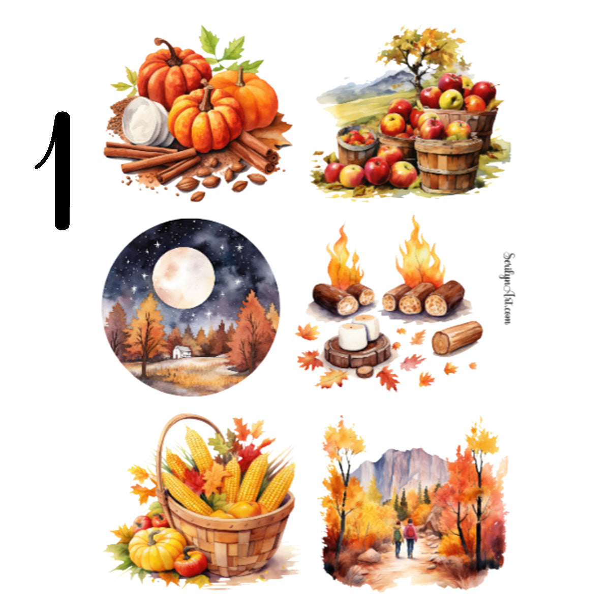 Fall Sticker Sheet