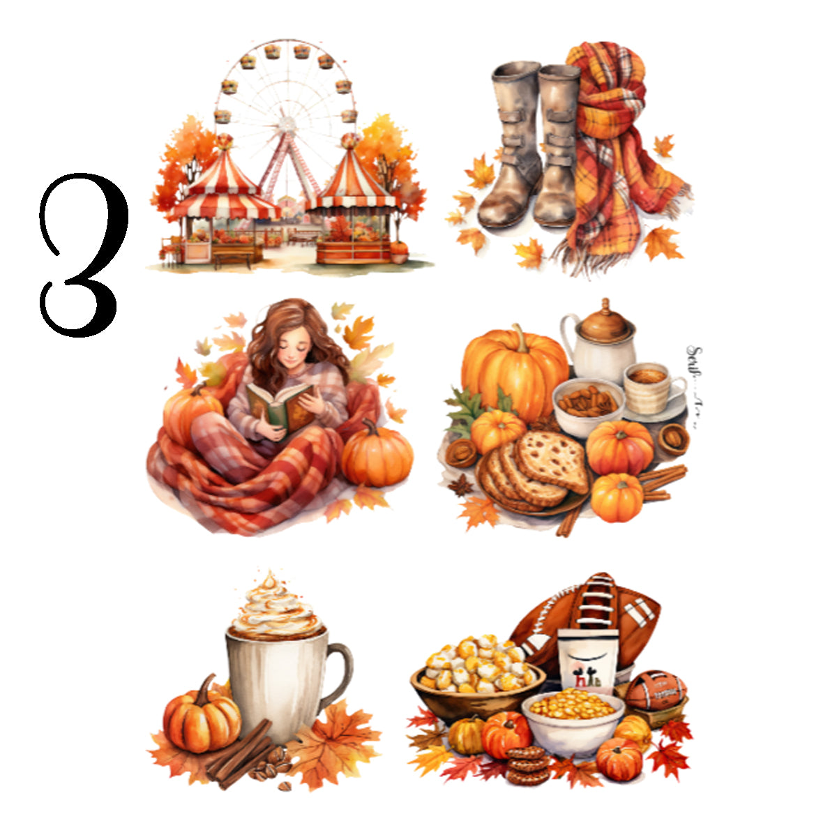 Fall Sticker Sheet