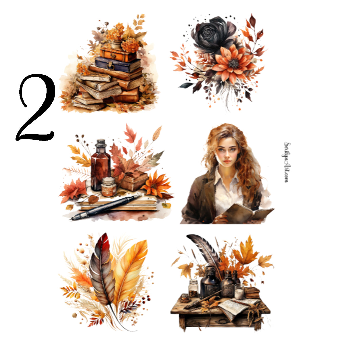 Fall Academia Sticker Sheet